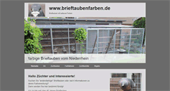 Desktop Screenshot of brieftaubenfarben.de